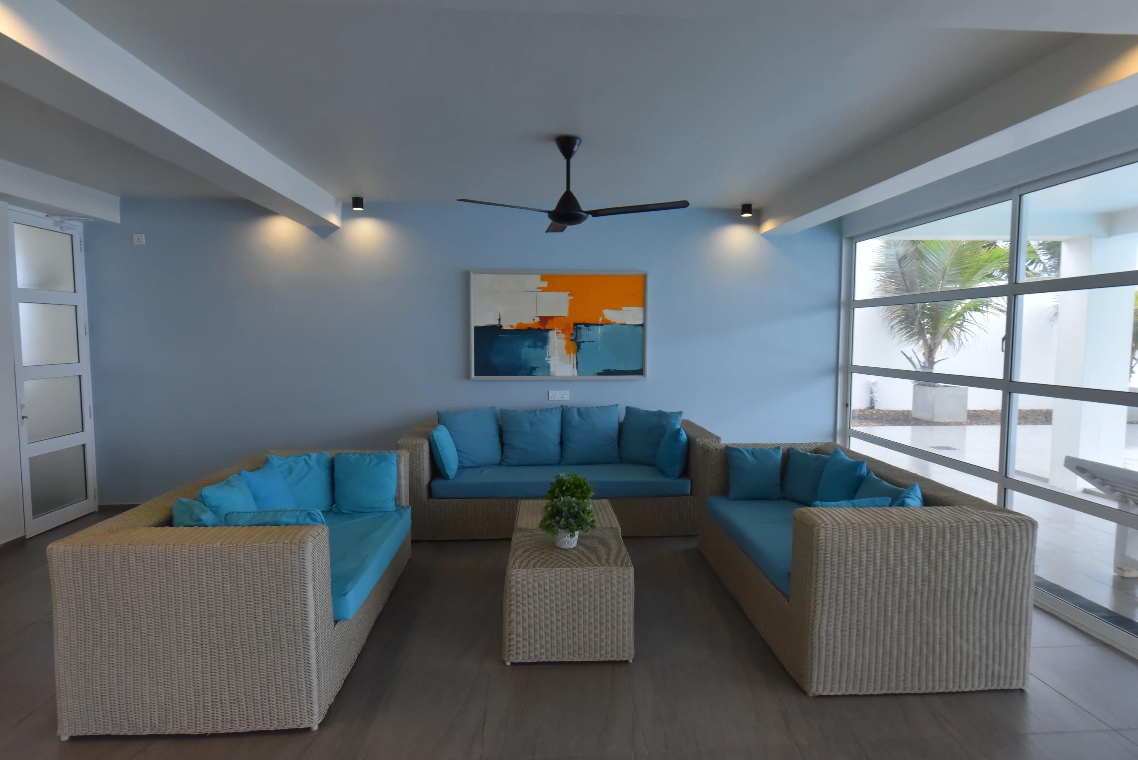 Outdoor relaxation area