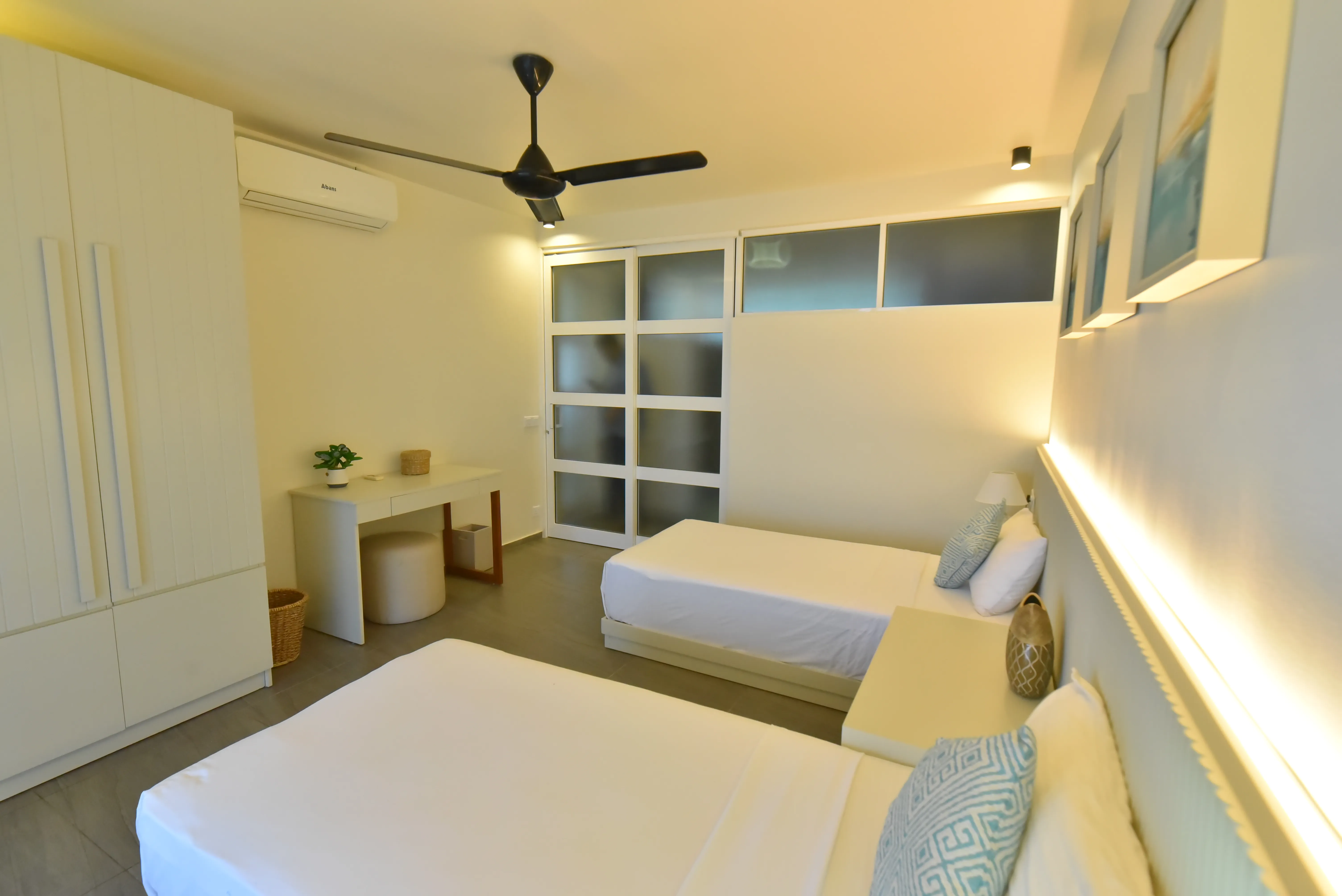 Comfortable guest bedroom