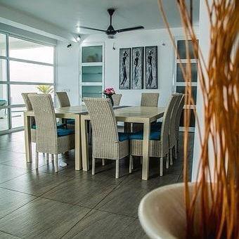 Mountant view from a window